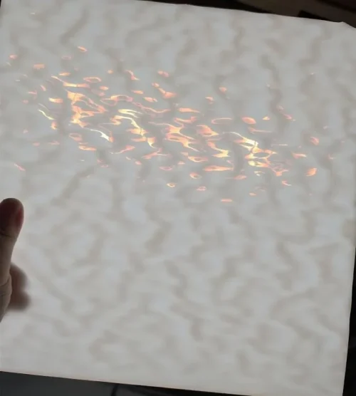 Original Spectrum Firelight White Eggshell Textured Stained Glass Sheets, 209FLE