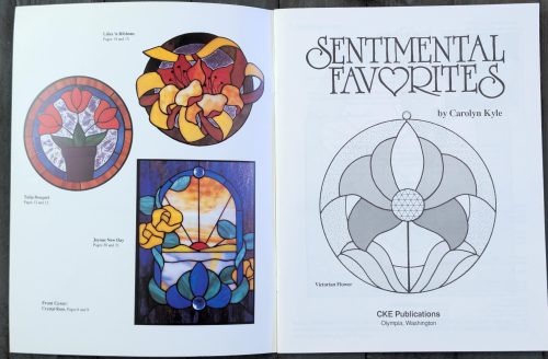 Vintage Sentimental Favorites by Carolyn Kyle Stained Glass Pattern Book