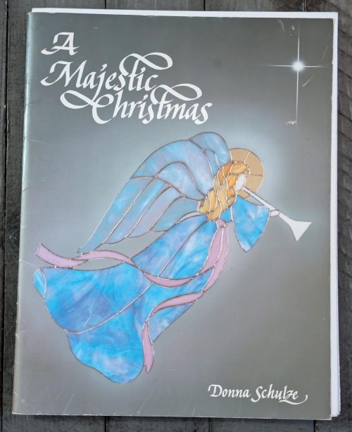 Vintage A Majestic Christmas by Donna Schulze Stained Glass Pattern Book