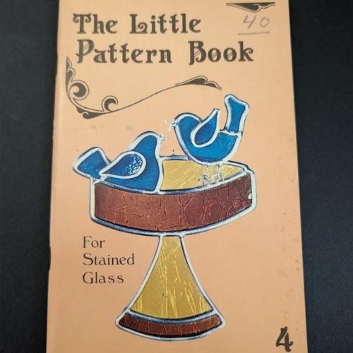 Vintage 1970s The Little Pattern Book No. 4 Stained Glass Pattern Book