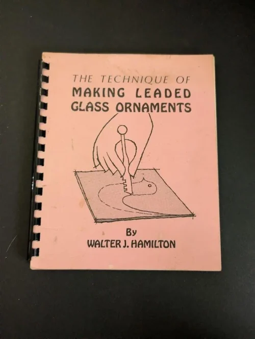 Vintage 1971 The Technique of Making Leaded Glass Ornaments Stained Glass Pattern Book