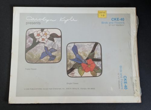 Vintage Carolyn Kyle Sunny Daffodil CKE-30 Stained Glass Pattern