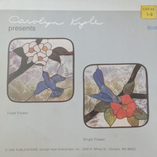 Vintage Carolyn Kyle Sunny Daffodil CKE-30 Stained Glass Pattern