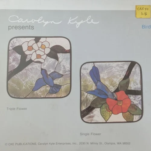Vintage Carolyn Kyle Sunny Daffodil CKE-30 Stained Glass Pattern