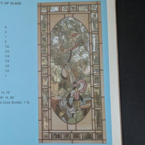 Vintage Hidden House by Judy Miller Window Pattern J-84 Stained Glass Pattern