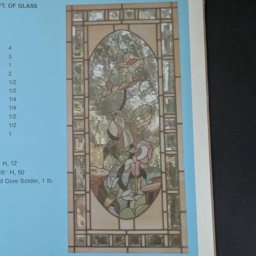 Vintage Hidden House by Judy Miller Window Pattern J-84 Stained Glass Pattern