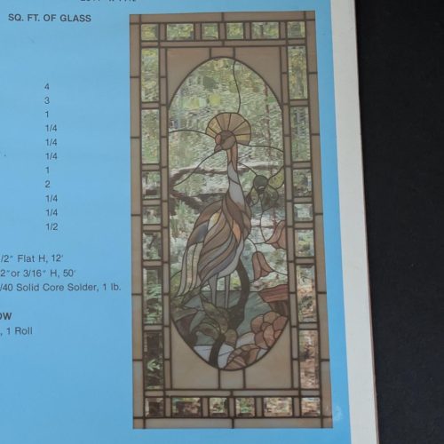 Vintage Hidden House by Judy Miller Window Pattern J-80 Stained Glass Pattern