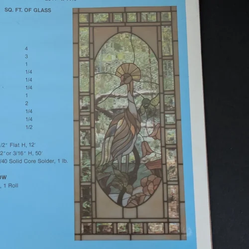 Vintage Hidden House by Judy Miller Window Pattern J-80 Stained Glass Pattern