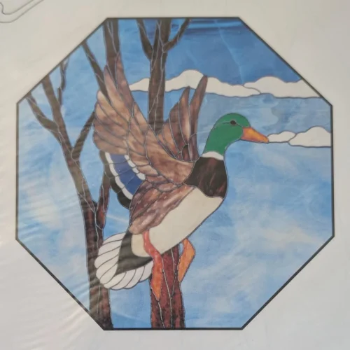 Vintage Potpourri by Terra "Taking Flight" Stained Glass Duck Pattern, 1330