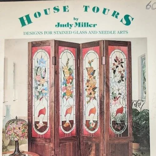 Vintage Housetours, Designs for Stained Glass & Needle Arts by Judy Miller Stained Glass Pattern Book