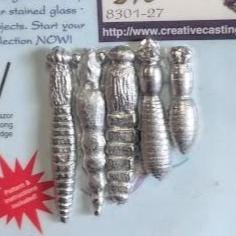 Creative Castings Butterfly Body Lead Castings for Stained Glass