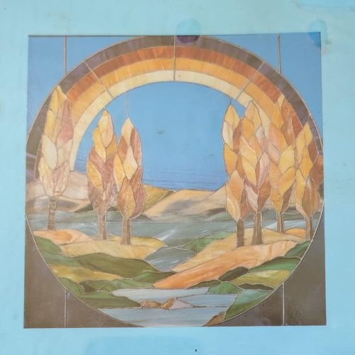 Vintage Hidden House by Judy Miller Window Pattern J-69 Stained Glass Pattern
