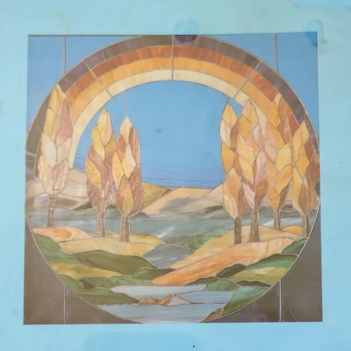 Vintage Hidden House by Judy Miller Window Pattern J-69 Stained Glass Pattern