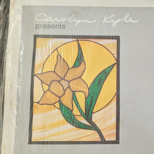 Vintage Carolyn Kyle Sunny Daffodil CKE-30 Stained Glass Pattern