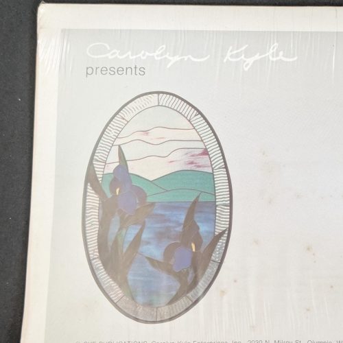Vintage Carolyn Kyle Iris Scene CKE-47 Stained Glass Pattern