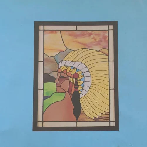 Vintage Hidden House by Judy Miller Window Pattern J-49 Stained Glass Pattern