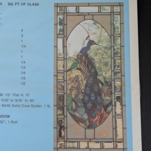 Vintage Hidden House by Judy Miller Window Pattern J-49 Stained Glass Pattern