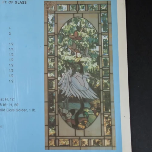 Vintage Hidden House by Judy Miller Window Pattern J-83 Stained Glass Pattern