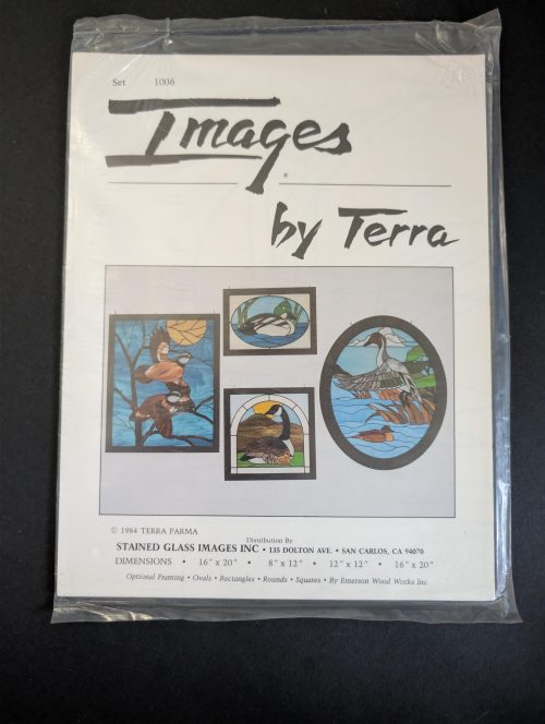 Vintage Images by Terra Stained Glass Patterns of Ducks and Geese, Set IM 1006
