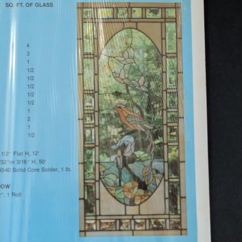 Vintage 1981 Hidden House by Judy Miller Window Pattern J-81 Stained Glass Pattern