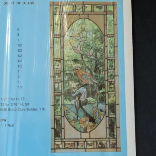 Vintage 1981 Hidden House by Judy Miller Window Pattern J-81 Stained Glass Pattern