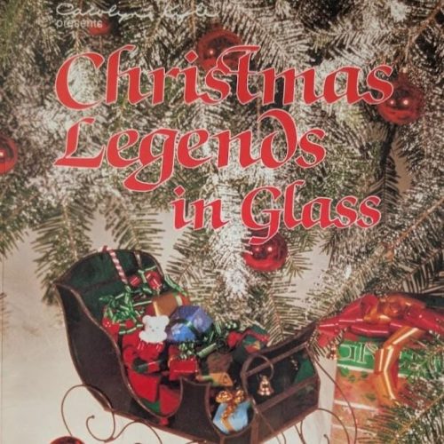 Vintage 1986 Christmas Stained Glass Pattern Book by Kathy Von Ruebendale