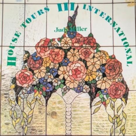 Vintage House Tours 3 International by Judy Miller Stained Glass Pattern Book