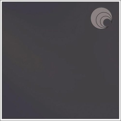 Oceanside Charcoal Gray Solid Opal Fusible Stained Glass Sheet, COE96, 280-76, 12x12"