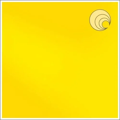 Oceanside Sunflower Yellow Solid Opal Fusible Stained Glass Sheet, COE 96, 267-72, 12x12"