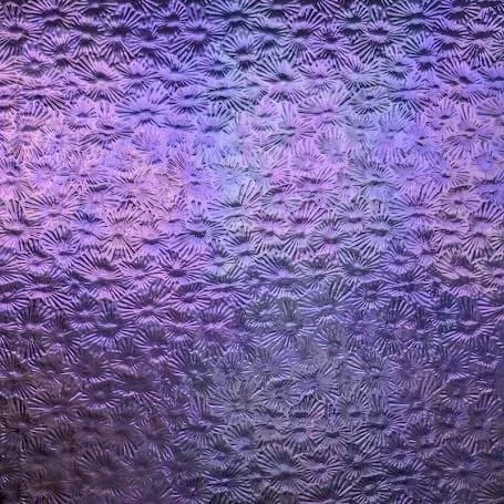 Wissmach Iridized Violet Purple Florentine Stained Glass Sheet, 311