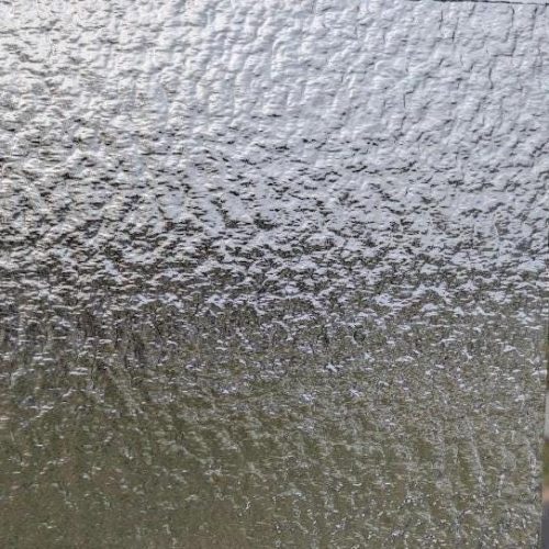 Original Spectrum Clear Granite Textured Stained Glass Sheet, 9X12"