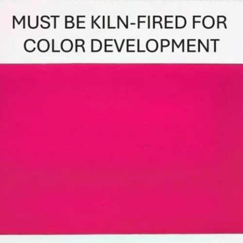 UNSTRUCK Bullseye Glass Fuchsia Striker Transparent THIN ROLLED/2mm, COE90, 1332-50, 8x10"