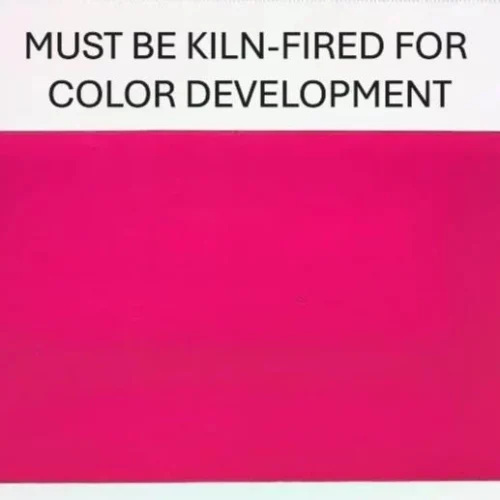 UNSTRUCK Bullseye Glass Fuchsia Striker Transparent THIN ROLLED/2mm, COE90, 1332-50, 8x10"