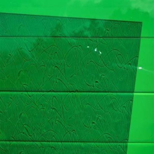 Original Spectrum Medium Green Artique Stained Glass Sheet, 123, 9x12"