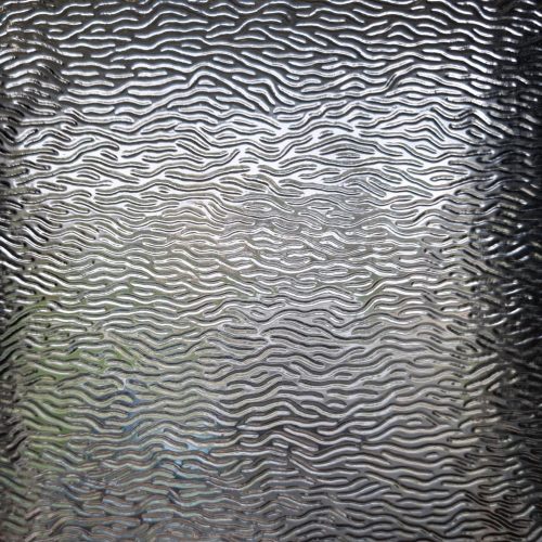 Wissmach Clear Stream X Textured Stained Glass Sheet, 12x12"