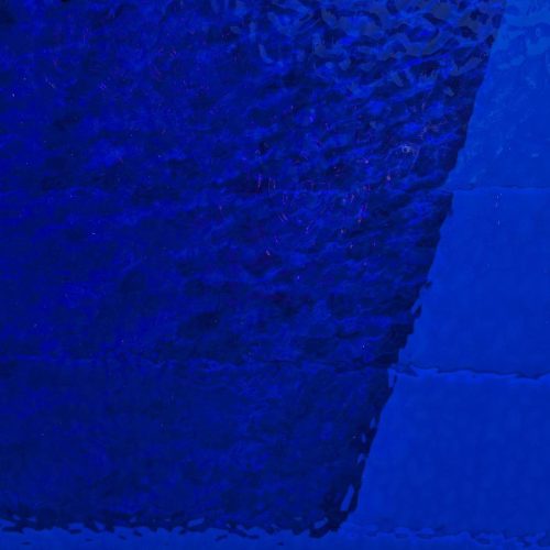 Wissmach Majesty Blue English Muffle Stained Glass Sheet, 4926, 12x12"
