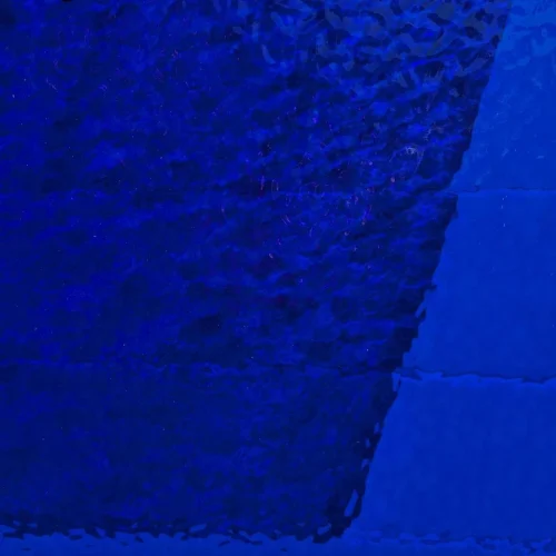 Wissmach Majesty Blue English Muffle Stained Glass Sheet, 4926, 12x12"